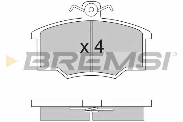 Bremsi BP2143 Тормозные колодки дисковые, комплект BP2143: Отличная цена - Купить в Польше на 2407.PL!