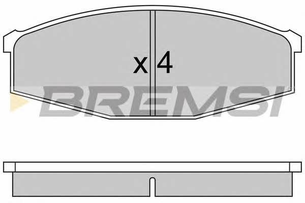 Bremsi BP2234 Brake Pad Set, disc brake BP2234: Buy near me in Poland at 2407.PL - Good price!
