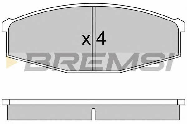 Bremsi BP2234 Scheibenbremsbeläge, Set BP2234: Kaufen Sie zu einem guten Preis in Polen bei 2407.PL!