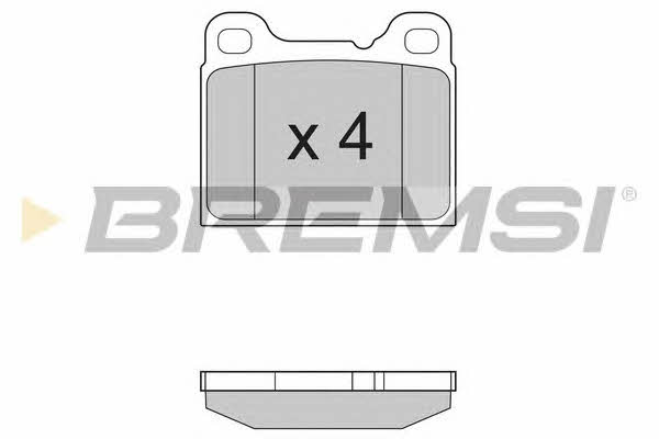 Bremsi BP2383 Brake Pad Set, disc brake BP2383: Buy near me in Poland at 2407.PL - Good price!