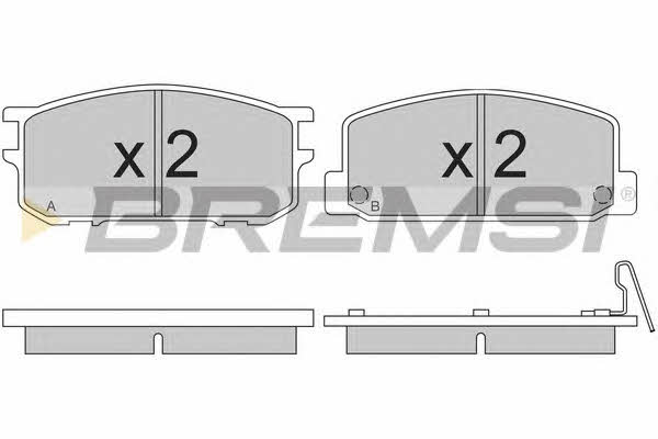 Bremsi BP2167 Brake Pad Set, disc brake BP2167: Buy near me in Poland at 2407.PL - Good price!