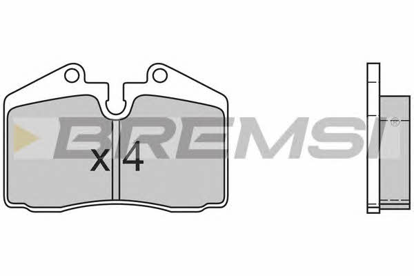 Bremsi BP2399 Brake Pad Set, disc brake BP2399: Buy near me in Poland at 2407.PL - Good price!