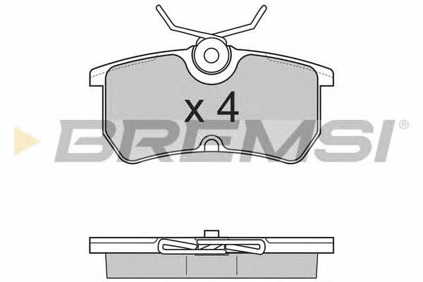 Bremsi BP2844 Brake Pad Set, disc brake BP2844: Buy near me in Poland at 2407.PL - Good price!