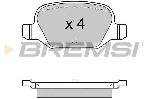 Bremsi BP2974 Brake Pad Set, disc brake BP2974: Buy near me in Poland at 2407.PL - Good price!