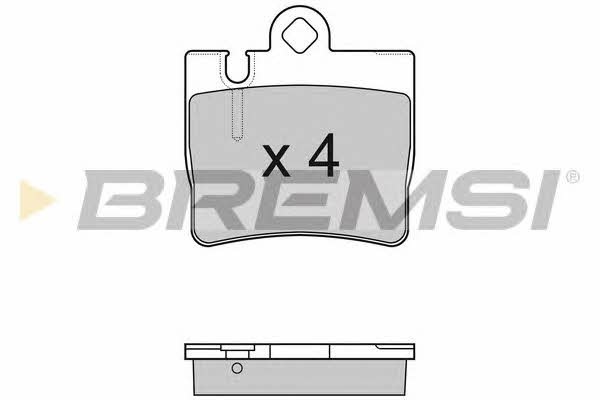 Bremsi BP2999 Тормозные колодки дисковые, комплект BP2999: Отличная цена - Купить в Польше на 2407.PL!