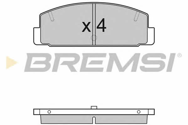 Bremsi BP2448 Тормозные колодки дисковые, комплект BP2448: Отличная цена - Купить в Польше на 2407.PL!