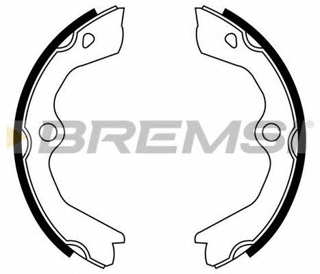 Bremsi GF0398 Parking brake shoes GF0398: Buy near me at 2407.PL in Poland at an Affordable price!
