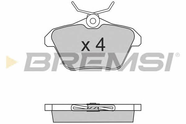 Bremsi BP2680 Brake Pad Set, disc brake BP2680: Buy near me in Poland at 2407.PL - Good price!