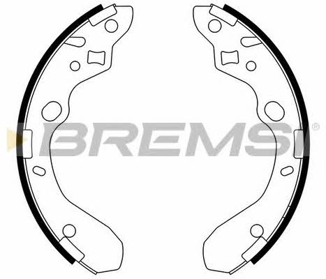 Bremsi GF0792 Brake shoe set GF0792: Buy near me in Poland at 2407.PL - Good price!