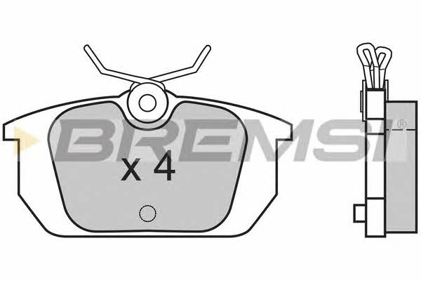 Bremsi BP2313 Тормозные колодки дисковые, комплект BP2313: Отличная цена - Купить в Польше на 2407.PL!