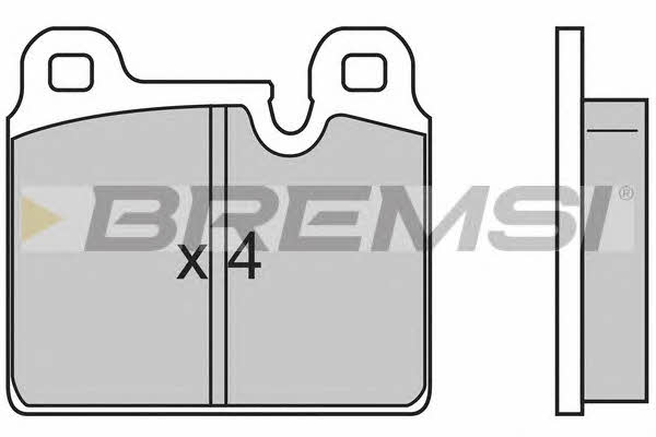 Bremsi BP2636 Тормозные колодки дисковые, комплект BP2636: Отличная цена - Купить в Польше на 2407.PL!