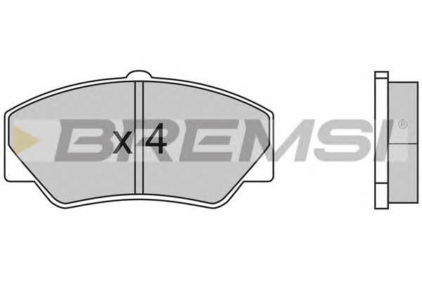 Bremsi BP2316 Brake Pad Set, disc brake BP2316: Buy near me in Poland at 2407.PL - Good price!