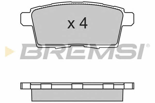 Bremsi BP3333 Brake Pad Set, disc brake BP3333: Buy near me at 2407.PL in Poland at an Affordable price!
