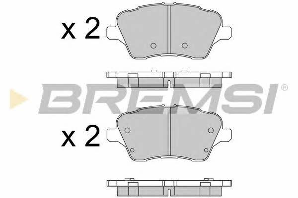Bremsi BP3545 Brake Pad Set, disc brake BP3545: Buy near me in Poland at 2407.PL - Good price!