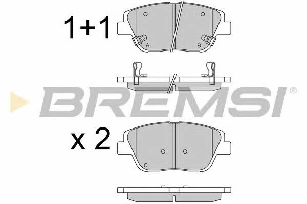 Bremsi BP3548 Тормозные колодки дисковые, комплект BP3548: Отличная цена - Купить в Польше на 2407.PL!