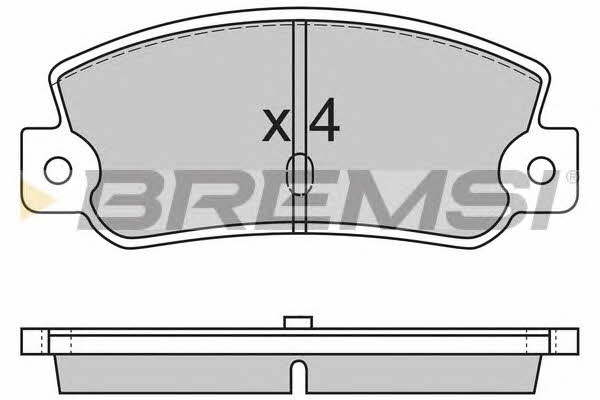 Bremsi BP2212 Гальмівні колодки, комплект BP2212: Приваблива ціна - Купити у Польщі на 2407.PL!
