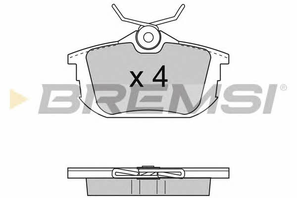 Bremsi BP2742 Brake Pad Set, disc brake BP2742: Buy near me in Poland at 2407.PL - Good price!