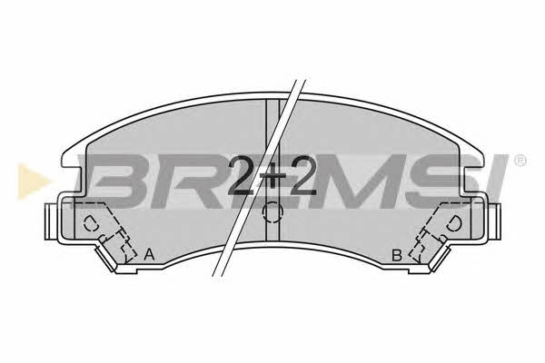 Bremsi BP2358 Brake Pad Set, disc brake BP2358: Buy near me in Poland at 2407.PL - Good price!