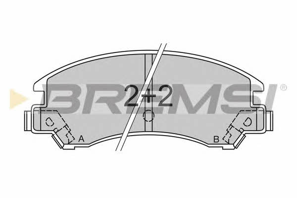 Bremsi BP2358 Scheibenbremsbeläge, Set BP2358: Kaufen Sie zu einem guten Preis in Polen bei 2407.PL!