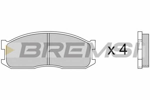 Bremsi BP2389 Тормозные колодки дисковые, комплект BP2389: Отличная цена - Купить в Польше на 2407.PL!