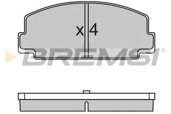 Bremsi BP2137 Brake Pad Set, disc brake BP2137: Buy near me in Poland at 2407.PL - Good price!