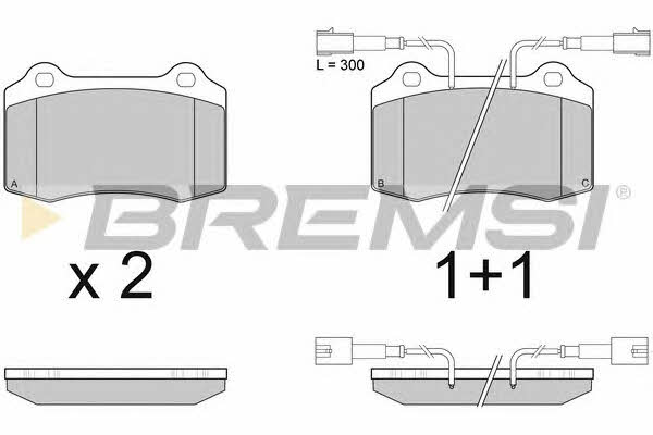 Bremsi BP2979 Brake Pad Set, disc brake BP2979: Buy near me in Poland at 2407.PL - Good price!
