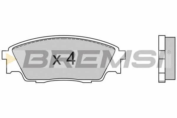 Bremsi BP2446 Тормозные колодки дисковые, комплект BP2446: Отличная цена - Купить в Польше на 2407.PL!