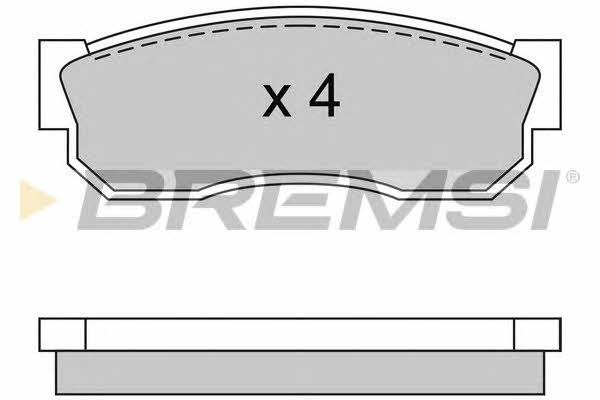 Bremsi BP2246 Тормозные колодки дисковые, комплект BP2246: Купить в Польше - Отличная цена на 2407.PL!