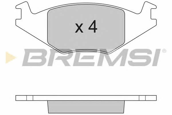 Bremsi BP2262 Тормозные колодки дисковые, комплект BP2262: Отличная цена - Купить в Польше на 2407.PL!