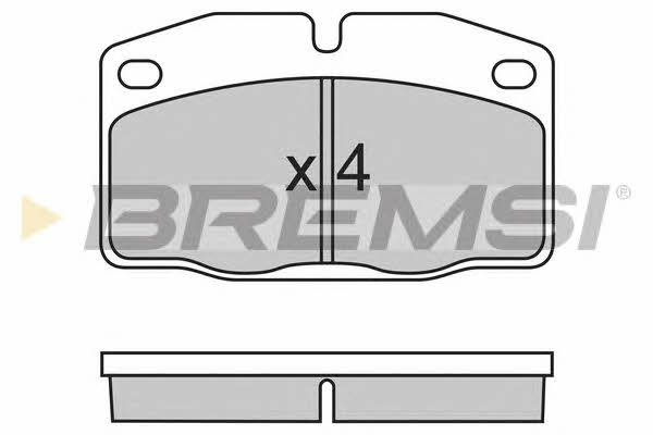 Bremsi BP2487 Brake Pad Set, disc brake BP2487: Buy near me in Poland at 2407.PL - Good price!