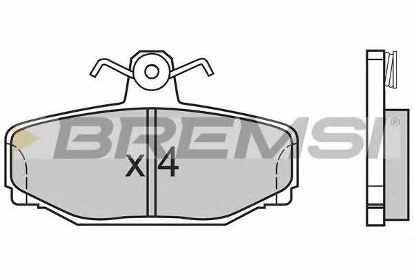 Bremsi BP2542 Brake Pad Set, disc brake BP2542: Buy near me in Poland at 2407.PL - Good price!