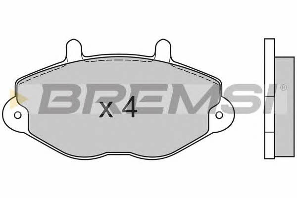 Bremsi BP2549 Тормозные колодки дисковые, комплект BP2549: Купить в Польше - Отличная цена на 2407.PL!