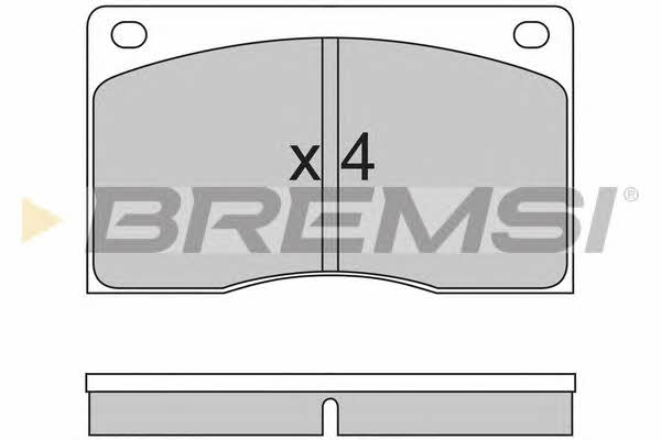 Bremsi BP2213 Brake Pad Set, disc brake BP2213: Buy near me in Poland at 2407.PL - Good price!
