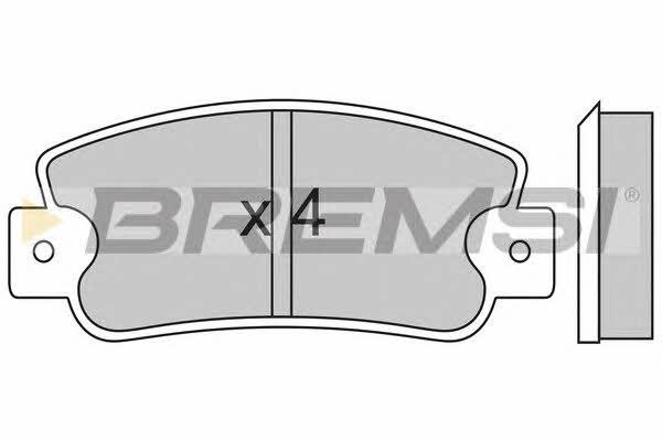 Bremsi BP2211 Тормозные колодки дисковые, комплект BP2211: Купить в Польше - Отличная цена на 2407.PL!