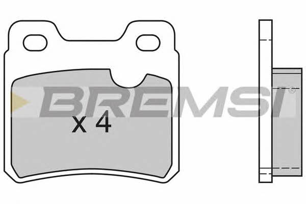 Bremsi BP2418 Brake Pad Set, disc brake BP2418: Buy near me in Poland at 2407.PL - Good price!