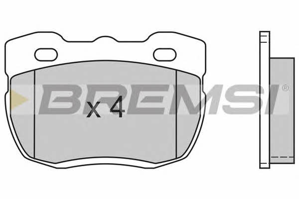 Bremsi BP2402 Тормозные колодки дисковые, комплект BP2402: Отличная цена - Купить в Польше на 2407.PL!