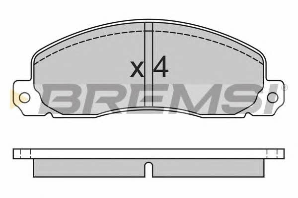 Bremsi BP2312 Brake Pad Set, disc brake BP2312: Buy near me in Poland at 2407.PL - Good price!
