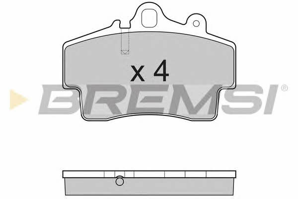 Bremsi BP3179 Brake Pad Set, disc brake BP3179: Buy near me in Poland at 2407.PL - Good price!