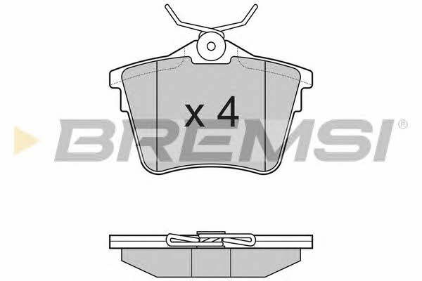 Bremsi BP3183 Brake Pad Set, disc brake BP3183: Buy near me in Poland at 2407.PL - Good price!