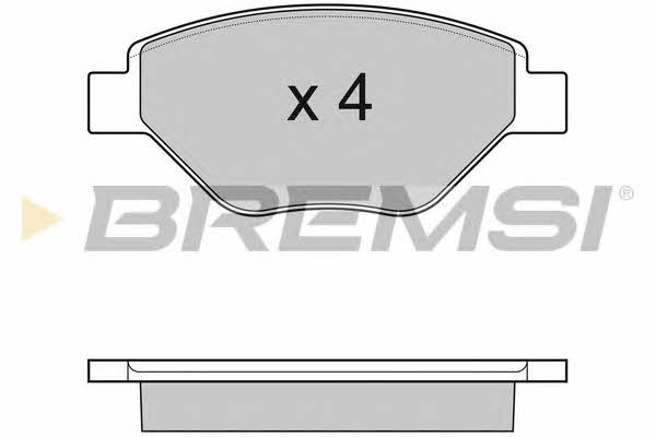 Bremsi BP3113 Scheibenbremsbeläge, Set BP3113: Kaufen Sie zu einem guten Preis in Polen bei 2407.PL!