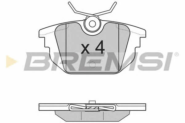Bremsi BP2850 Brake Pad Set, disc brake BP2850: Buy near me at 2407.PL in Poland at an Affordable price!