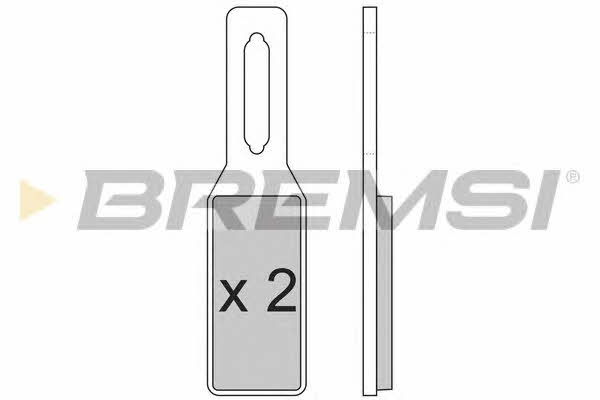 Bremsi BP2852 Тормозные колодки дисковые, комплект BP2852: Отличная цена - Купить в Польше на 2407.PL!