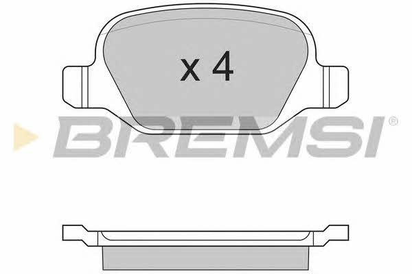 Bremsi BP2891 Brake Pad Set, disc brake BP2891: Buy near me in Poland at 2407.PL - Good price!