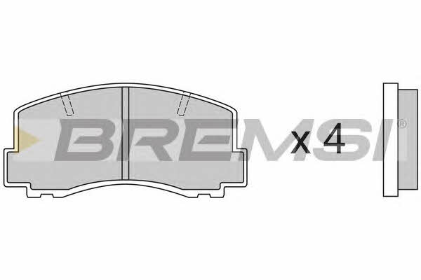 Bremsi BP2256 Тормозные колодки дисковые, комплект BP2256: Купить в Польше - Отличная цена на 2407.PL!