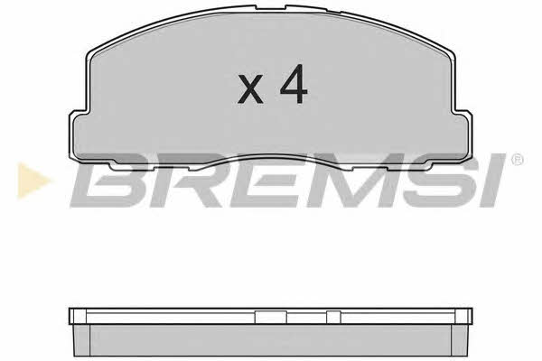 Bremsi BP2299 Тормозные колодки дисковые, комплект BP2299: Отличная цена - Купить в Польше на 2407.PL!
