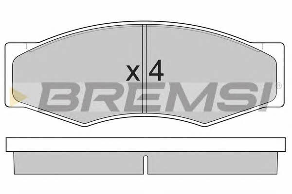 Bremsi BP2302 Brake Pad Set, disc brake BP2302: Buy near me in Poland at 2407.PL - Good price!