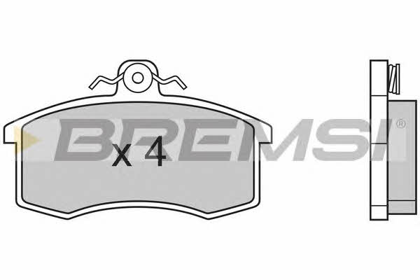 Bremsi BP2333 Тормозные колодки дисковые, комплект BP2333: Отличная цена - Купить в Польше на 2407.PL!