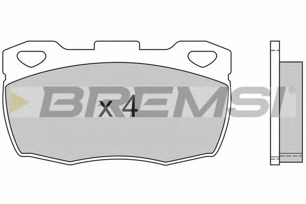 Bremsi BP2401 Тормозные колодки дисковые, комплект BP2401: Отличная цена - Купить в Польше на 2407.PL!