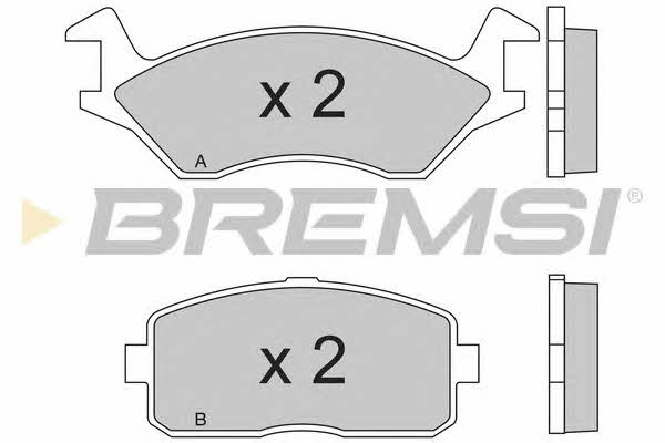 Bremsi BP2189 Brake Pad Set, disc brake BP2189: Buy near me in Poland at 2407.PL - Good price!