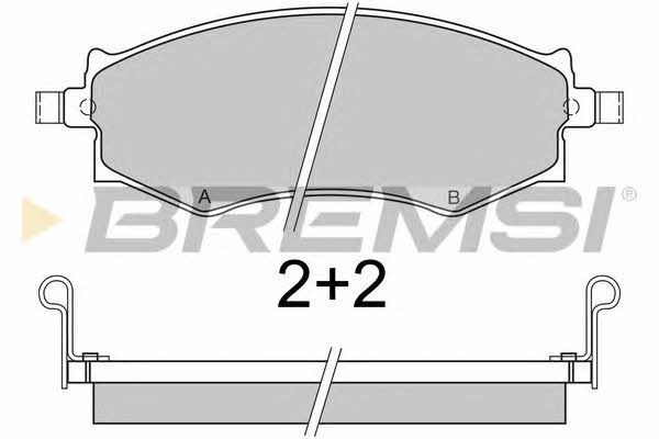 Bremsi BP2572 Klocki hamulcowe, zestaw BP2572: Dobra cena w Polsce na 2407.PL - Kup Teraz!